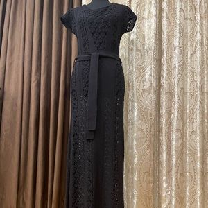 Long knitted dress tunica
